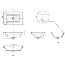 Раковина 58х39 см Bravat Meissen C22206W-ENG