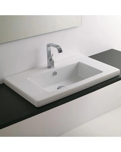 Раковина 96х51 см Artceram Washbasins Gap GPL004 01 00 bix1