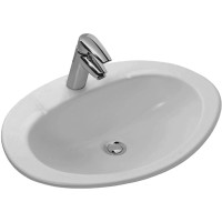 Раковина встраиваемая 63 см Jacob Delafon Ovale E1273-00