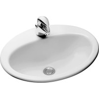 Раковина встраиваемая сверху 50 см Jacob Delafon Ovale Dessus E1358-00