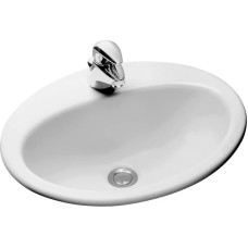 Раковина встраиваемая сверху 50 см Jacob Delafon Ovale Dessus E1358-00