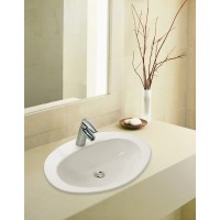 Раковина встраиваемая сверху 50 см Jacob Delafon Ovale Dessus E1358-00