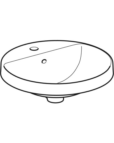 Раковина 48х48 см Geberit VariForm 500.704.01.2