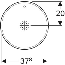 Раковина 40х40 см Geberit VariForm 500.700.01.2