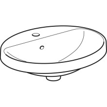 Раковина 50х45 см Geberit VariForm 500.712.01.2