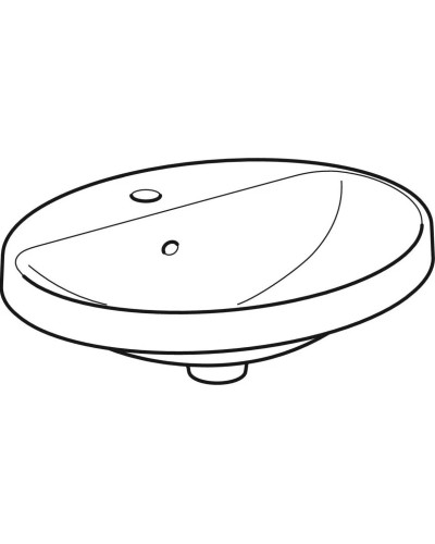 Раковина 50х45 см Geberit VariForm 500.712.01.2