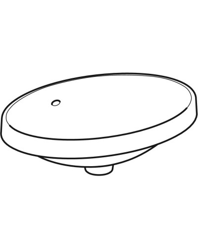 Раковина 55х40 см Geberit VariForm 500.716.01.2