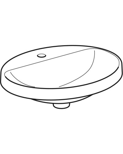 Раковина 55х45 см Geberit VariForm 500.722.01.2