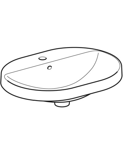 Раковина 60х45 см Geberit VariForm 500.732.01.2