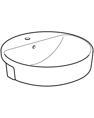 Раковина 50х50 см Geberit VariForm 500.782.01.2