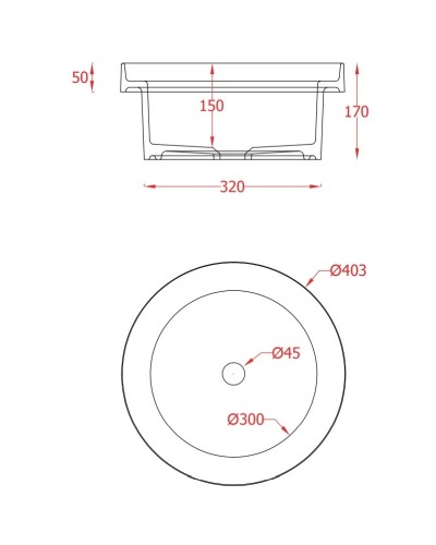 Раковина 40,3x40,3 см Artceram Fuori Scala TFL032 15 00