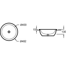 Раковина 48,2х48,2 см Jacob Delafon Vox EYL002-00