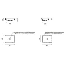 Раковина 50х38 см GSI Pura 884711