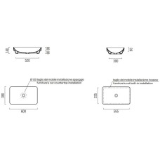 Раковина 60х38 см GSI Pura 883711