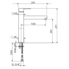 Смеситель для кухни Migliore Kvant 18236 Хром