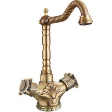 Смеситель для кухни ZorG Antic A 3005K-BR Бронза