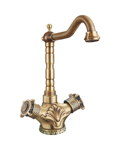 Смеситель для кухни ZorG Antic A 3005K-BR Бронза