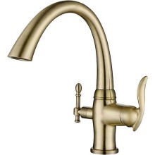 Смеситель для кухни ZorG Sanitary ZR 340 YF BR Бронза