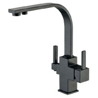 Смеситель для кухни ZorG Clean Water ZR 332 YF ЧЕРНЫЙ МЕТАЛЛИК Черный