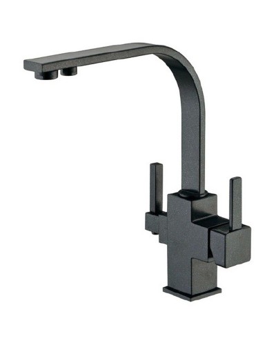 Смеситель для кухни ZorG Clean Water ZR 332 YF ЧЕРНЫЙ МЕТАЛЛИК Черный