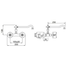 Смеситель для кухни Migliore Princeton 18247 Хром
