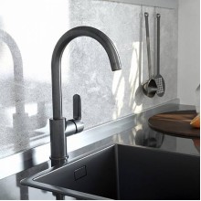 Смеситель для кухни Iddis Cuba CU4SBJ0I05 Состаренное серебро