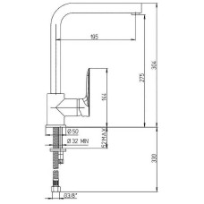 Смеситель для кухни Paini Nove 09CR5721 Хром