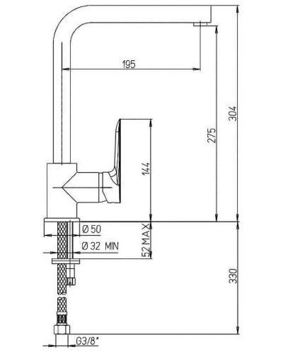 Смеситель для кухни Paini Nove 09CR5721 Хром