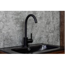 Смеситель для кухни Orange OneLife P04-001B Черный