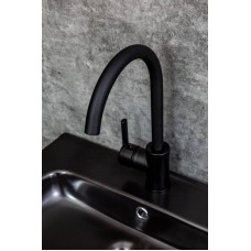 Смеситель для кухни Orange OneLife P04-001B Черный