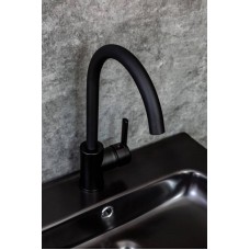 Смеситель для кухни Orange OneLife P04-001B Черный