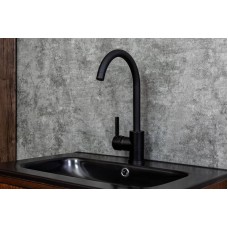 Смеситель для кухни Orange OneLife P04-001B Черный