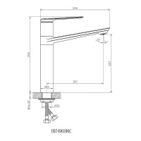 Смеситель для кухни Orange Mari M07-000cr Хром