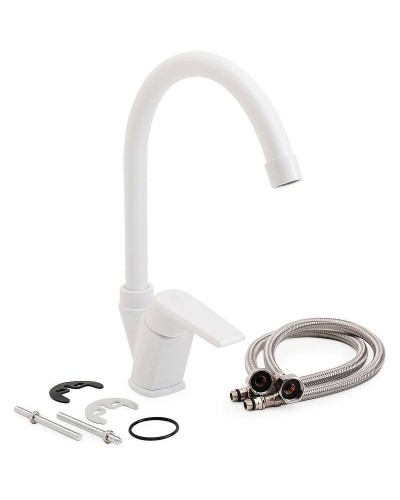 Смеситель для кухни Orange OneLife P02-000w Белый