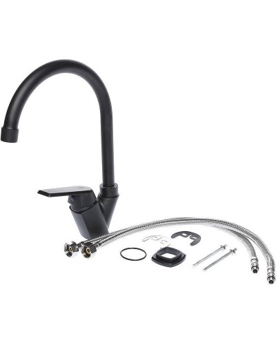 Смеситель для кухни Orange OneLife P02-000b Черный