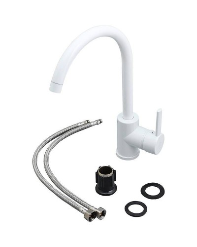 Смеситель для кухни Orange OneLife P04-001W Белый