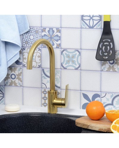 Смеситель для кухни WasserKRAFT Aisch 5507 Золото матовое