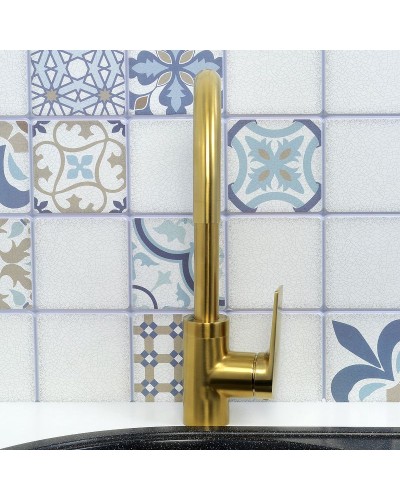 Смеситель для кухни WasserKRAFT Aisch 5507 Золото матовое