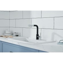 Смеситель для кухни Paulmark Kassel Ka214311-401 Антрацит Хром