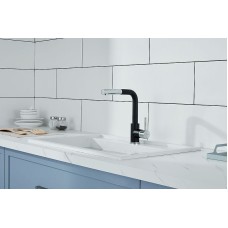 Смеситель для кухни Paulmark Kassel Ka214311-401 Антрацит Хром