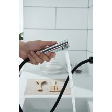 Смеситель для кухни Paulmark Kassel Ka214311-401 Антрацит Хром