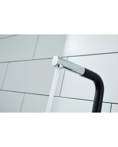 Смеситель для кухни Paulmark Kassel Ka214311-401 Антрацит Хром