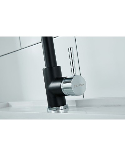 Смеситель для кухни Paulmark Kassel Ka214311-401 Антрацит Хром