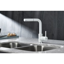 Смеситель для кухни Paulmark Kassel Ka214311-431TW Белый матовый