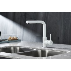 Смеситель для кухни Paulmark Kassel Ka214311-431TW Белый матовый