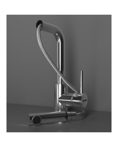 Смеситель для кухни Paulmark Kassel Ka214311-310 Серый Хром