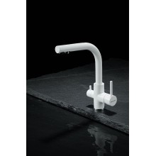 Смеситель для кухни Paulmark Essen Es213011-431TW Белый матовый