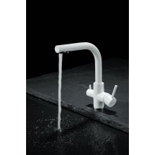 Смеситель для кухни Paulmark Essen Es213011-431TW Белый матовый