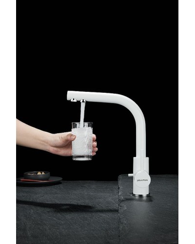 Смеситель для кухни Paulmark Essen Es213011-431TW Белый матовый