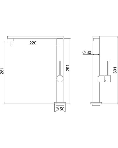 Смеситель для кухни Orange Steel M99-000ni Никель